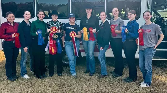 Western equestrian at Virginia Tech second show