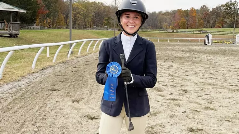 Hunt Seat equestrian team Reserve Champion at home show before placing third at Sweet Briar