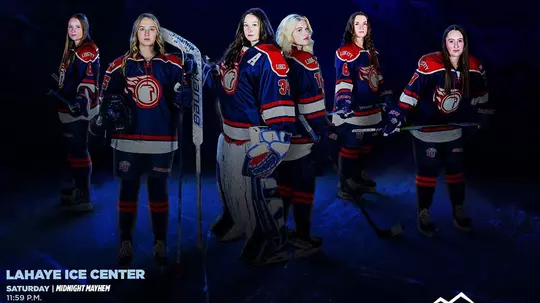 DI women's hockey Midnight Mayhem promo