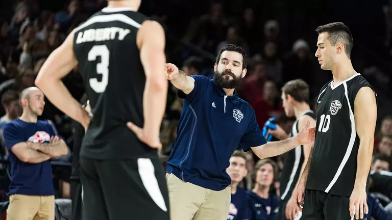 Rigg sets high standards for Flames’ men’s volleyball as interim replacement for Knapp