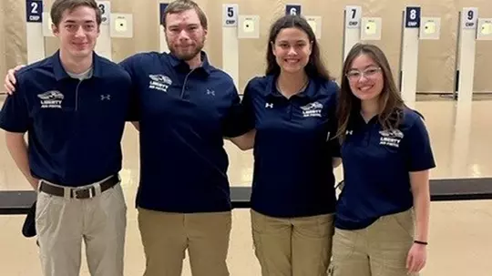 Liberty Air Pistol lineup four shooters