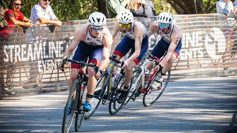 Triathletes train for collegiate nationals with strong showings in Clermont Draft-Legal Challenge