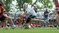 Flames men’s lacrosse grounds Gophers in MCLA Division I nationals opener, 21-8