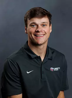 Caleb Leach with Cycling is photographed during Club Sports Headshots in the Lahaye Event Space on September 2nd, 2025. (Photo by Grace Greer)
