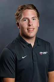Jack Armstrong with Cycling is photographed during Club Sports Headshots in the Lahaye Event Space on September 2nd, 2025. (Photo by Grace Greer)