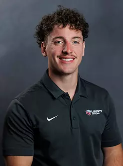 Kade Dudding with Cycling is photographed during Club Sports Headshots in the Lahaye Event Space on September 2nd, 2025. (Photo by Grace Greer)