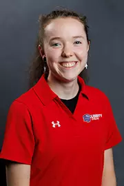 Kaelyn Haynie with Cycling is photographed during Club Sports Headshots in the Lahaye Event Space on September 2nd, 2025. (Photo by Grace Greer)