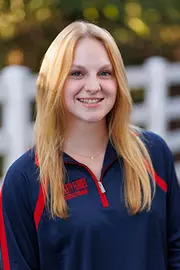 Jessica Berger with the Liberty Equestrian Team is photographed for Club Sports Headshots at the Liberty Mountain Equestrian Center on August 28th, 2025. (Photo by Grace Greer)