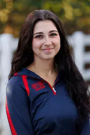Sophia Golden with the Liberty Equestrian Team is photographed for Club Sports Headshots at the Liberty Mountain Equestrian Center on August 28th, 2025. (Photo by Grace Greer)