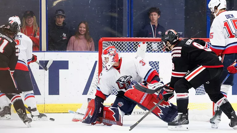 Last-minute goal by Flames forward DeBrito burns Icepack in overtime, 1-0