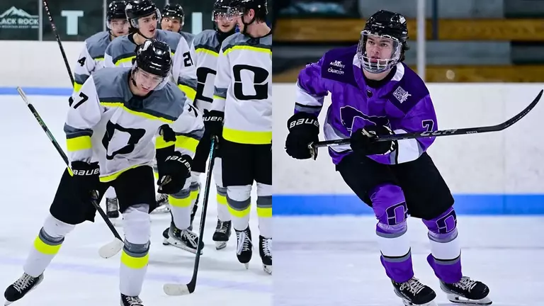 Kaebel looks to fill his older cousin’s skates on Flames’ DI defensive corps