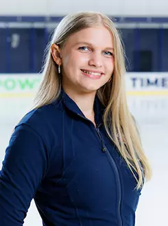 Amber Banghart with Figure Skating is photographed for Club Sports Headshots on August 27, 2025. (Photo by KJ Jugar)