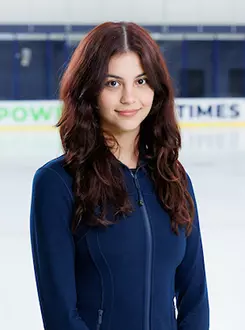 Aneska Kruger with Figure Skating is photographed for Club Sports Headshots on August 27, 2025. (Photo by KJ Jugar)