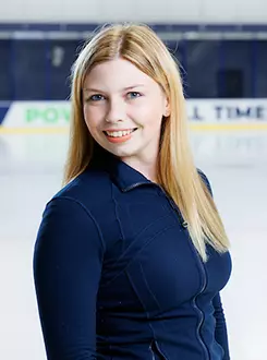 Caroline Colson with Figure Skating is photographed for Club Sports Headshots on August 27, 2025. (Photo by KJ Jugar)