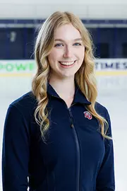 Emma Zajonc with Figure Skating is photographed for Club Sports Headshots on August 27, 2025. (Photo by KJ Jugar)