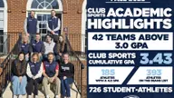 Club Sports student-athletes reach new benchmark of success with 3.43 cumulative GPA