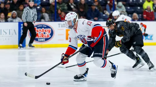 Kal Essenmacher breakaway against Adrian