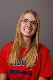 Ashlyn Leininger with the Rowing Team is photographed for Club Sports on September 14, 2026. (Photo by Dawn Baker)