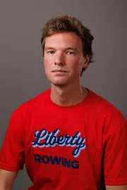 Jake Hazel with the Rowing Team is photographed for Club Sports on September 14, 2026. (Photo by Dawn Baker)