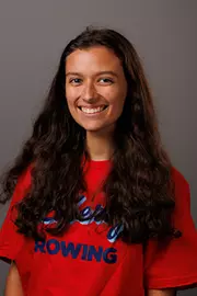 Joana Schaetzle of the Rowing Team is photographed for Club Sports on September 14, 2026. (Photo by Dawn Baker)