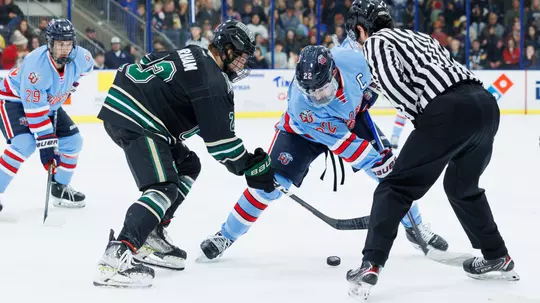 Sam Feamster faceoff vs. Ohio