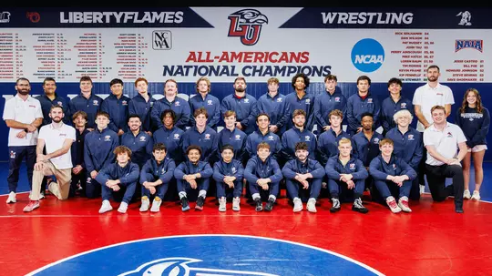 Men's wrestling team photo for NCWA Dual Nationals