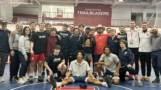 Men's wrestlers at NCWA National Duals