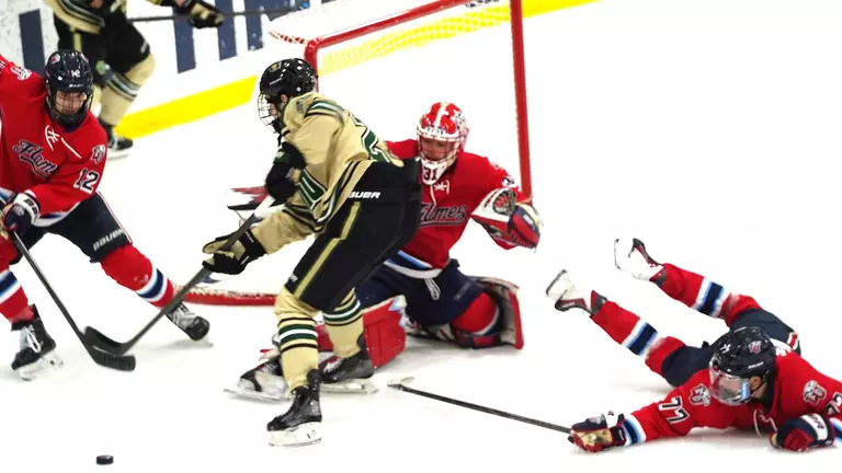 Flames battle back against Bobcats before falling in sudden-death overtime