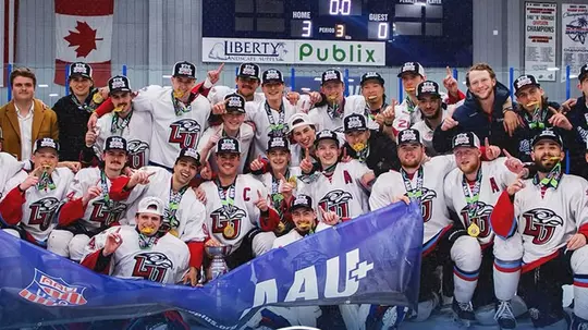 DIII men's hockey national championship portrait