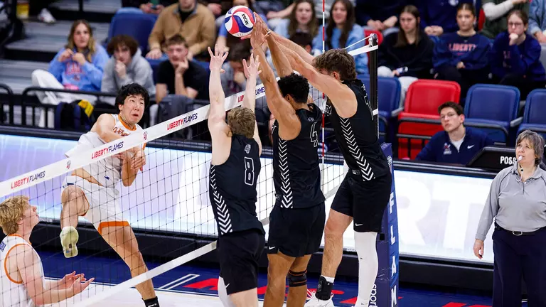 Flames ousted by Cavaliers in three-set semifinal at East Coast Championships