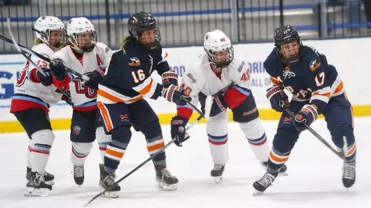 Triple-overtime heartbreak: Lady Flames dethroned by Warriors in ACHA DI final Image