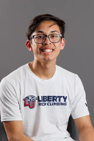 Jonathan Gamboa with the Rock Climbing Team is photographed for Club Sports on March 10, 2026. (Photo by Emily Cuthrell)