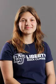 Samantha Supek with the Rock Climbing Team is photographed for Club Sports on March 10, 2026. (Photo by Emily Cuthrell)