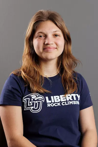 Samantha Supek with the Rock Climbing Team is photographed for Club Sports on March 10, 2026. (Photo by Emily Cuthrell)