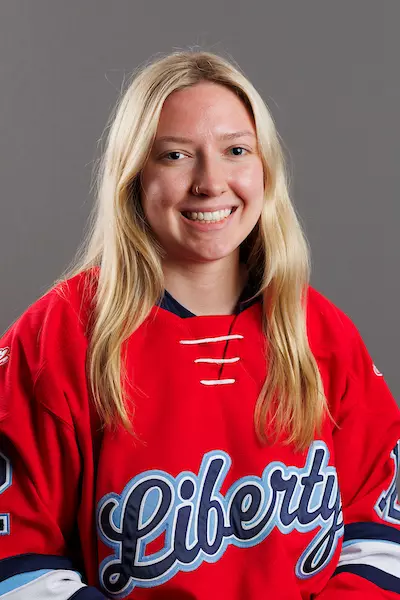Shirley Whitmore with the Women’s D2 Hockey Team is photographed for Club Sports on March 10, 2026. (Photo by Emily Cuthrell)
