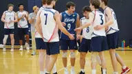 Flames’ DI and DII men’s volleyball teams eliminated by Hokies on home courts in ECVA South Championships
