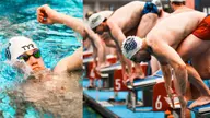 Men’s swimmers in third place going into championship Sunday at CCS nationals