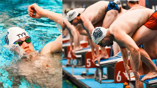 Men's swimming at CCS Nationals in Greensboro