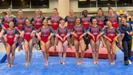 Gymnasts land atop podium for program’s first NAIGC team championship