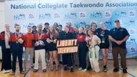Taekwondo team matches medal count from last year to place sixth at NCTA Championships