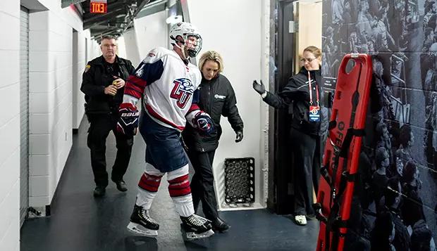 Athletic trainers offer Club Sports players front-line treatment