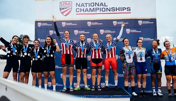 Matsick golden in U.S. Track Nationals women's team pursuit