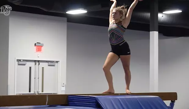 Liberty gymnasts improving by leaps and bounds in new gym