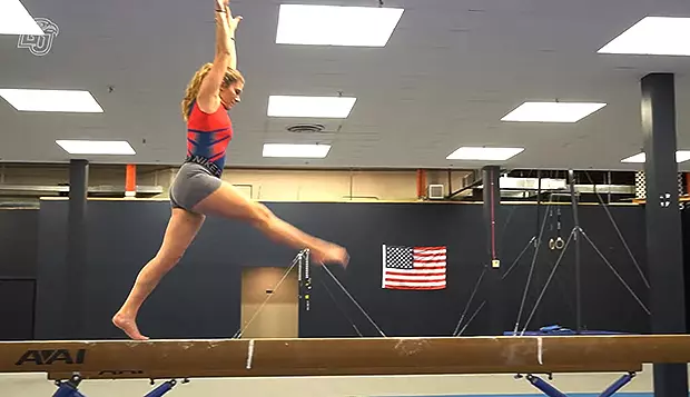 Lady Flames gymnasts land in third out of 25 teams at OSU