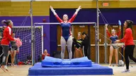 Lady Flames gymnasts land in first at 'Leap Day' meet at JMU