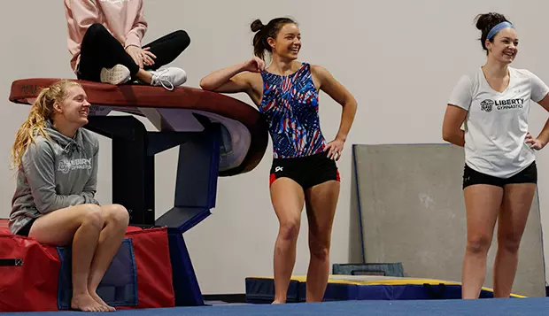 Gymnast Esquirell keeps focus on Christ in meets, classroom