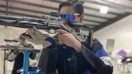 Rifle team member Campos sets sights on targets, goals