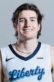 Brody Peebles is photographed as part of the 2023 Liberty University Men’s Basketball team Media Day on September 21, 2023 . (Photo by: Matt Reynolds)