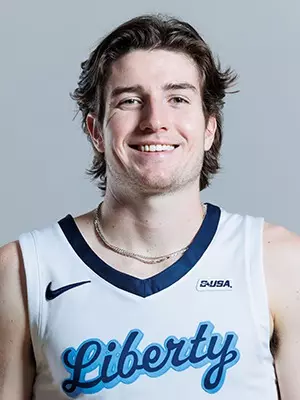 Brody Peebles is photographed as part of the 2023 Liberty University Men’s Basketball team Media Day on September 21, 2023 . (Photo by: Matt Reynolds)