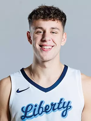Zach Cleveland is photographed as part of the 2023 Liberty University Men’s Basketball team Media Day on September 21, 2023 . (Photo by: Matt Reynolds)